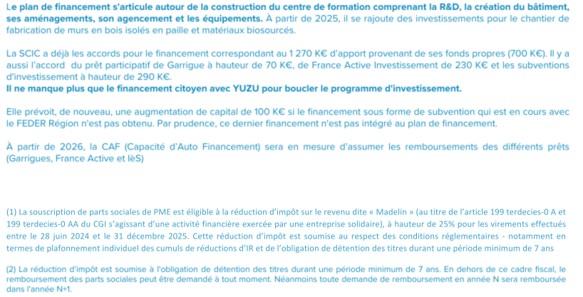 La souscription de parts sociales de PME est eligible a la reduction dimpot sur le revenu dite Madelin au titre de larticle 199 terdecies 0 A et 199 terdecies 0 AA du CGI sagissant dune a 1